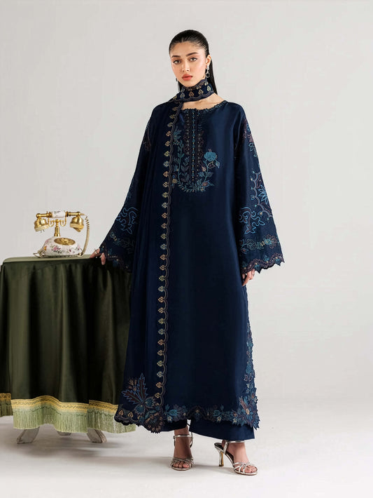 Azure Embroidered 3Piece