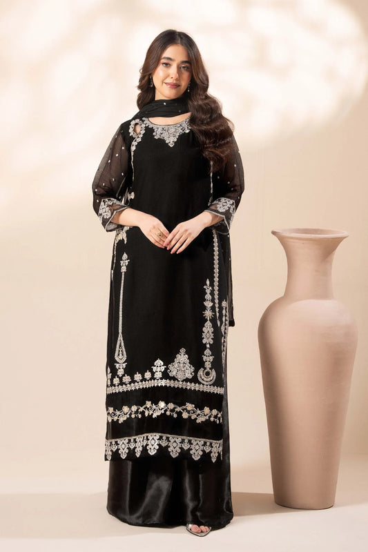 JANAN CHIFFON 3PCS EMBROIDERED