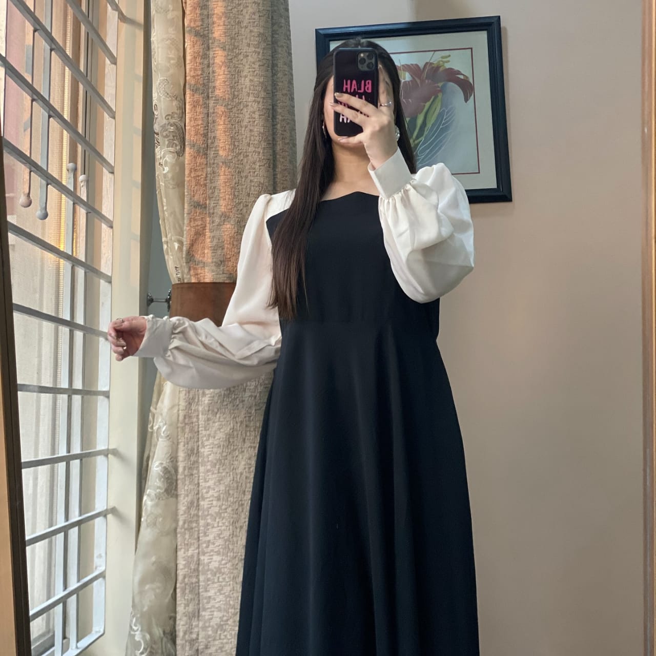 BLACK AND WHITE LOVE LONG MAXI Mehak Posh BLACK AND WHITE LOVE LONG MAXI Mehak Posh
