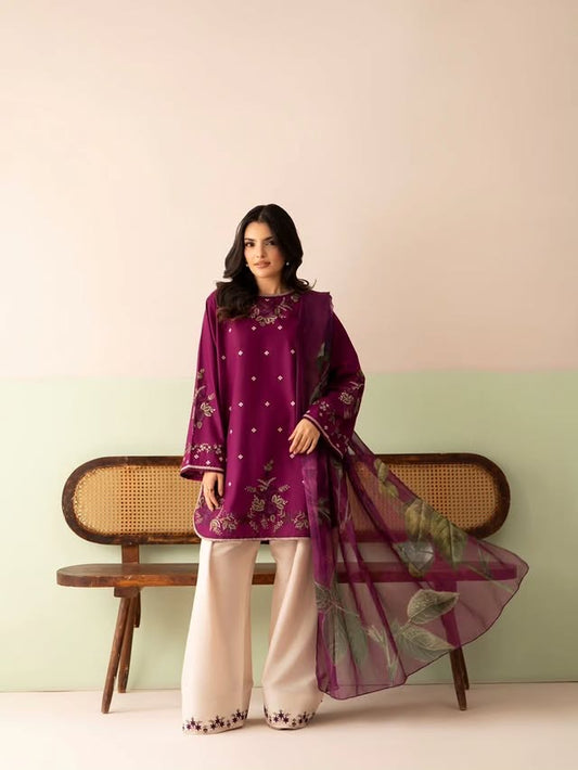 Safina 3Pc Embroidered