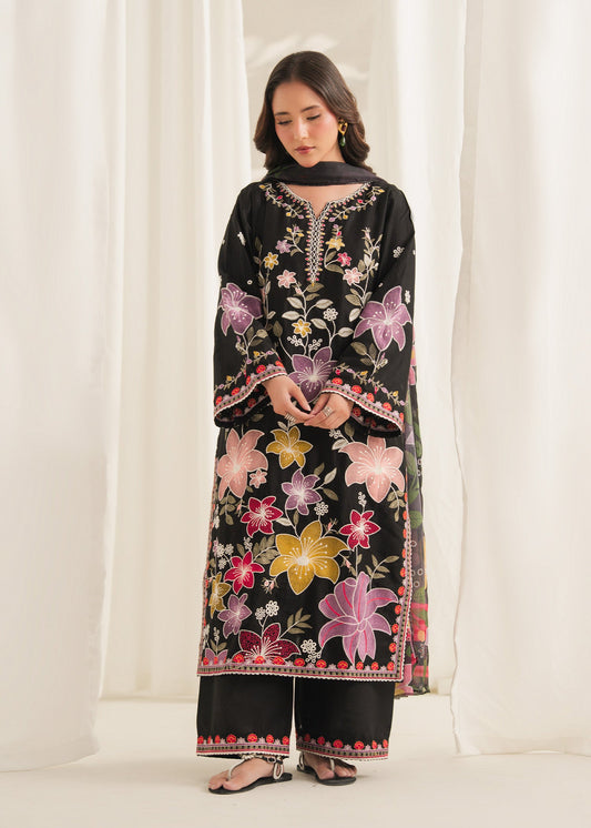 Jasmine 3 Piece - Black