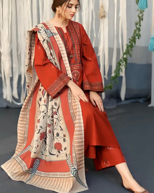 AYAT EMBROIDERED 3Pc