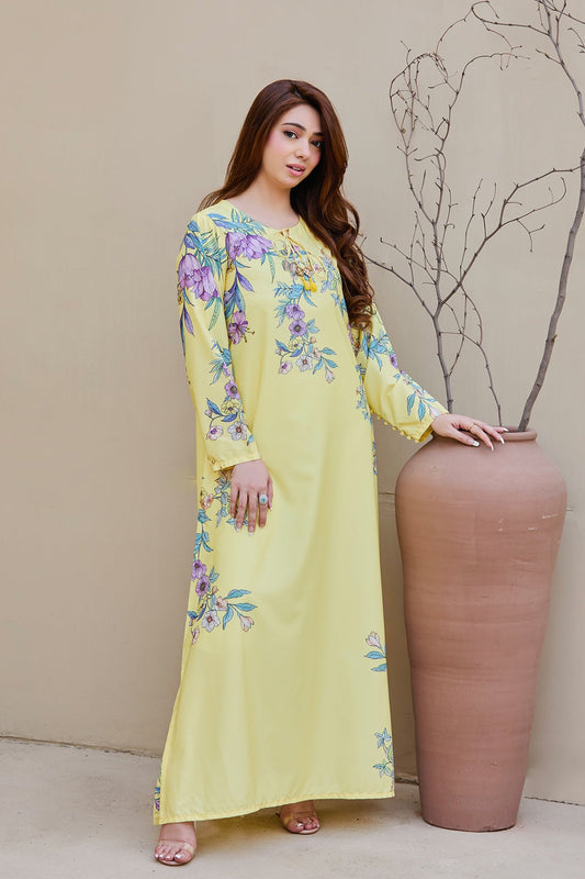 Printed Kaftan 2-Piece