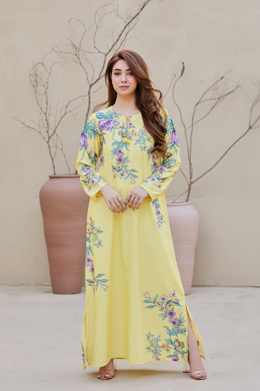 Printed Kaftan 2-Piece