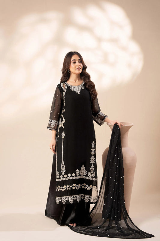 JANAN CHIFFON 3PCS EMBROIDERED