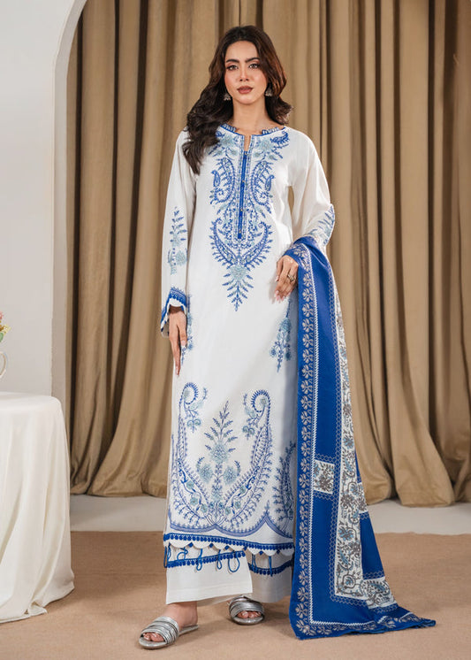 Zeba Embroidered 3Pc