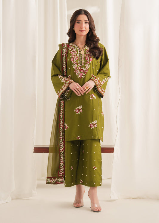 Tehzeeb Embroidered 3 Piece
