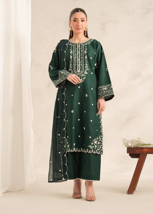 WAREESHA 3-Piece Embroidered