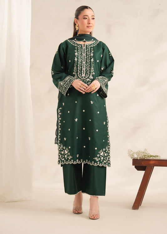 WAREESHA 3-Piece Embroidered
