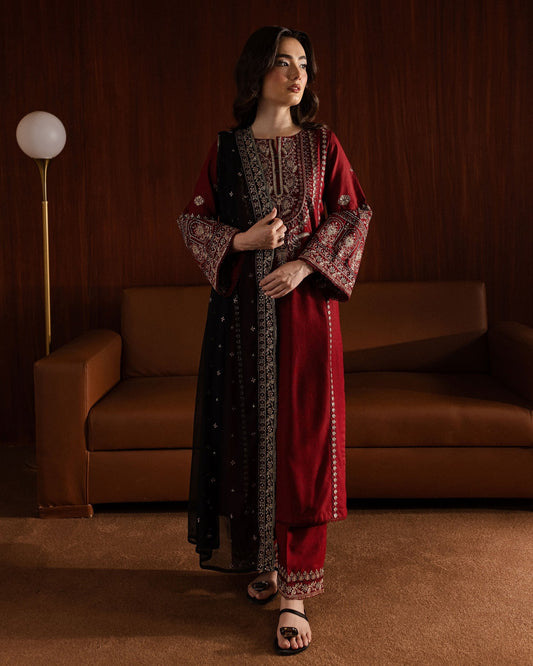 Rohii Embroidered 3Pc