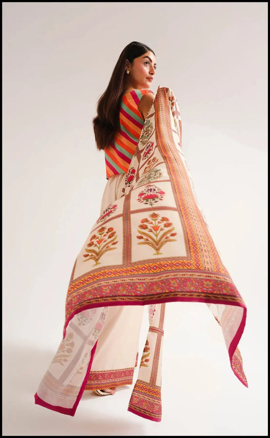 Stylish Gown 3Pc