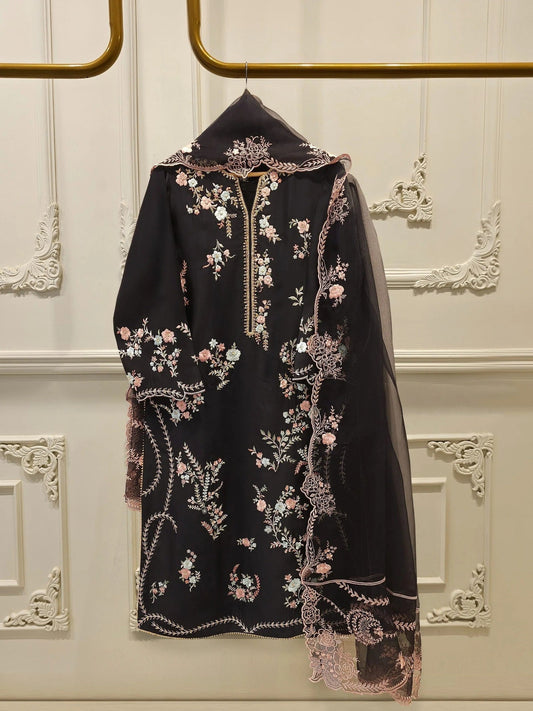 Mehjbeen Embroidered 3Pc