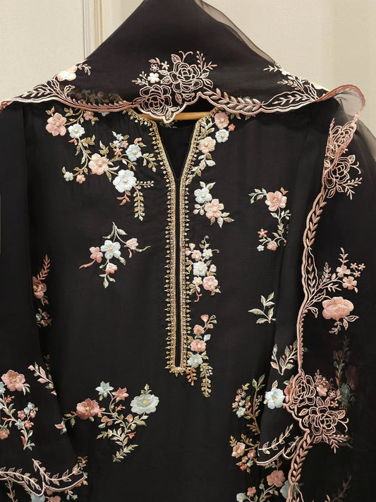 Mehjbeen Embroidered 3Pc